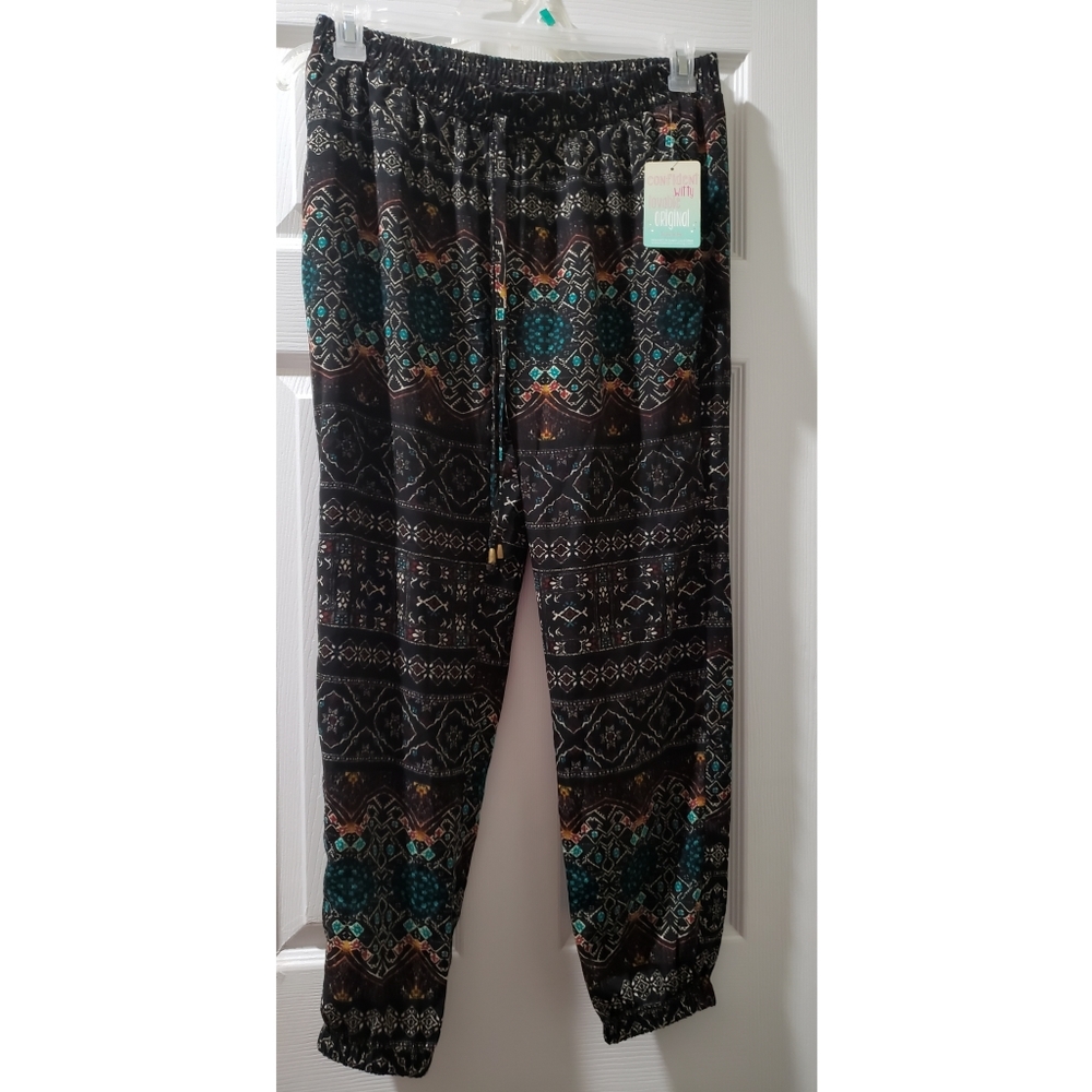 BeBop Womens Printed Casual Lounge Pants